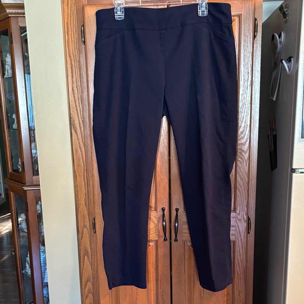 Croft & Barrow Navy Ankle Pants